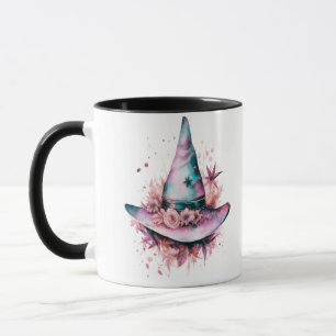 Mug Bohemian Pink and Blue Witches Casquette Halloween