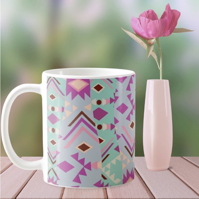 Mug Boho Aztec Abstrait (Créateur téléchargé)