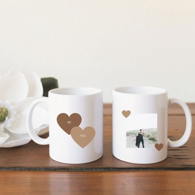 Mug Boho Chic Terracotta valentine's Day photo du coup (Créateur téléchargé)