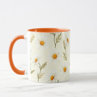 Mug Boho Daisy Floral-Minimaliste Printemps Fleur Aest