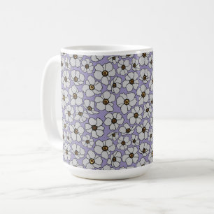 Mug Boho Fleurs Sauvages Sur Lavande 