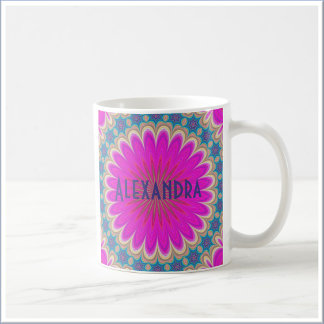 Mug Boho Hot Pink Mandala
