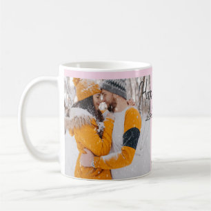 Mug Boho moderne heureux anniversaire ajouter nom date