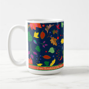 Mug Boho Moderne Merci Pour Vous Les Feuilles D'Automn