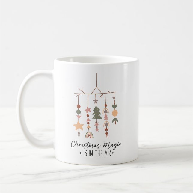 Mug Boho Noël magique Festive Fête (Gauche)