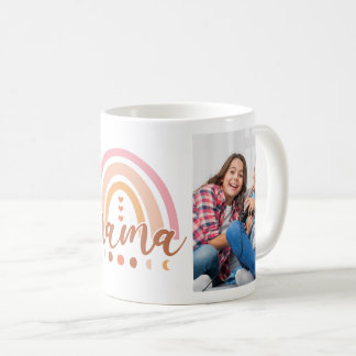 Mug Boho Rainbow Moon Phases Mama 2 Photos