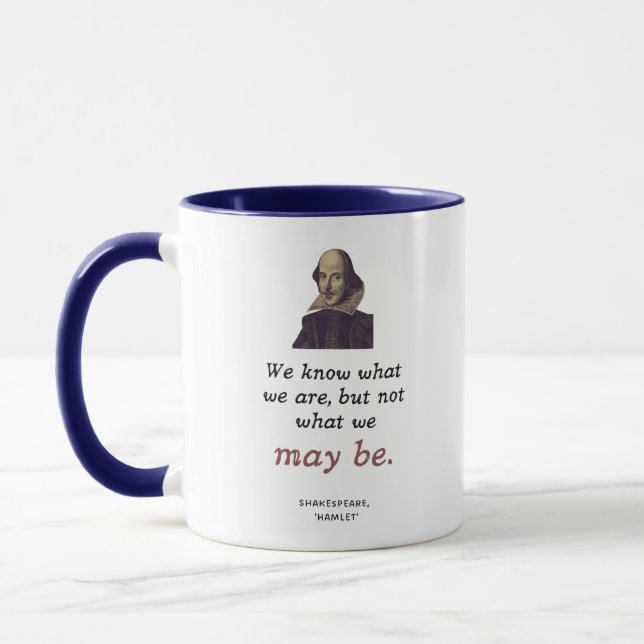 Mug Boho Shakespeare Graduation Motivation Vintage (Gauche)
