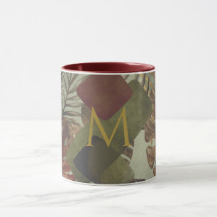Mug Boho tropical monstère feuille de palmier 70's été