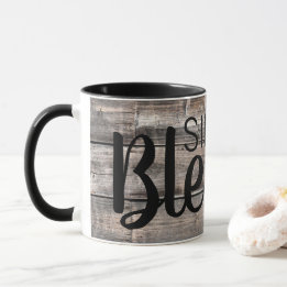Mug bois rustique SIMPLEMENT BÉNÉFICIÉ |