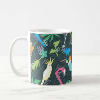 Mug Boissons D'Oiseaux Tropicaux : Vibrant Sans Fil.