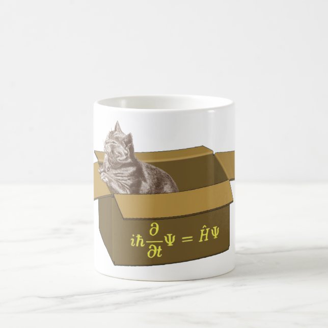 Mug Boîte de chat de Schrodinger (Centre)