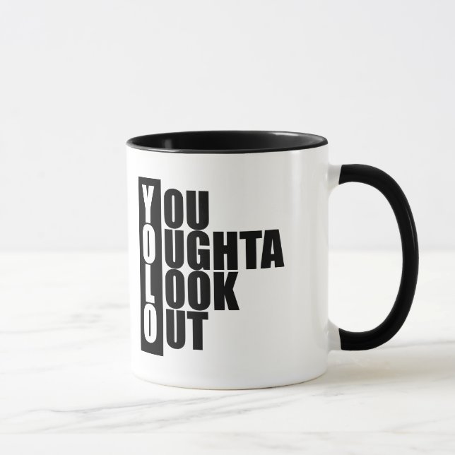 Mug Boîte de verticale de YOLO (Droite)