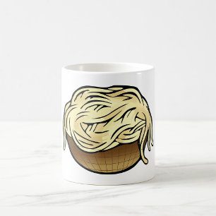 Mug Bol de spaghetti Alimentation de nouilles de pâtes