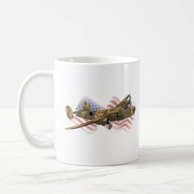 Mug Bombe lourd du libérateur patriotique B-24 2ÈME GU (Gauche)