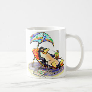 Mug bon à rien de plage