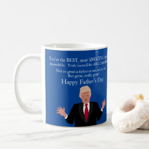 Mug Bon cadeau de Fête des pères pour papa Donald Trum