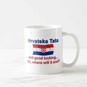 Mug Bon Croate Tata (papa) de Lkg
