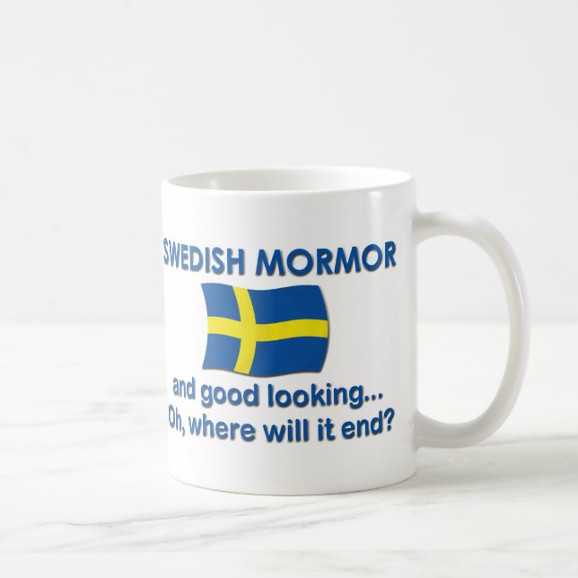 Mug Bon Suédois Mormor (grand-maman) de Lkg (Droite)