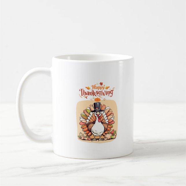 Mug Bon thanksgiving jour cadeau pour les amis et la f (Gauche)
