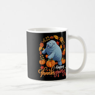 Mug Bon thanksgiving Manatee En Feuille Citrouille