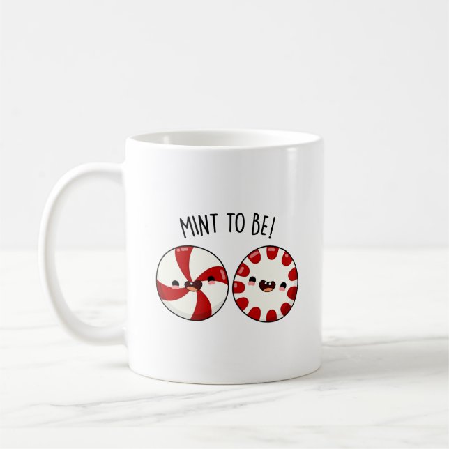 Mug Bonbon Menthe Pour Être Drôle Pun (Gauche)