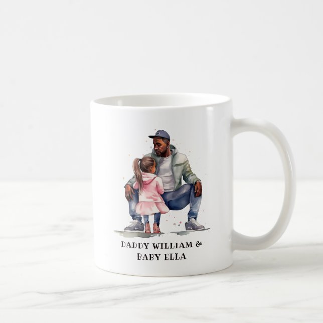 Mug Bond père noir et fille (Droite)