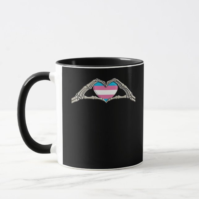 Mug Bone Hands Coeur Transgenre Goth (Gauche)