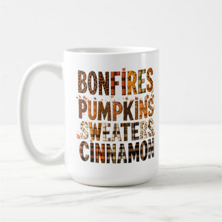 Mug Bonfires Chandails Citrouille Cinnamon - Automne A