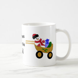 Mug Bonhomme de neige à roues