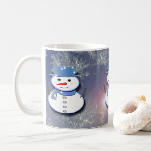 Mug Bonhomme de neige blanc pur