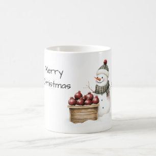 Mug Bonhomme de neige Grenade Noël