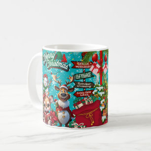 Mug bonhomme de neige, joyeux