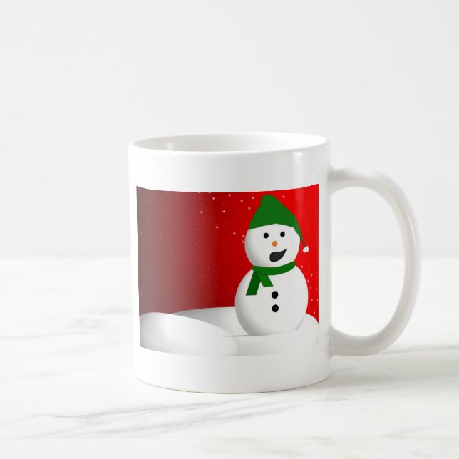 Mug Bonhomme de neige parlant (Droite)