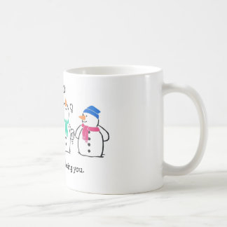 Mug Bonhommes de neige drôles