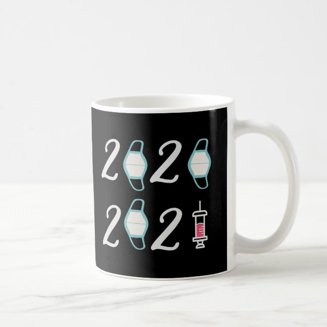 Mug Bonjour 2021 Adieu 2020 - C’est enfin terminé (Droite)