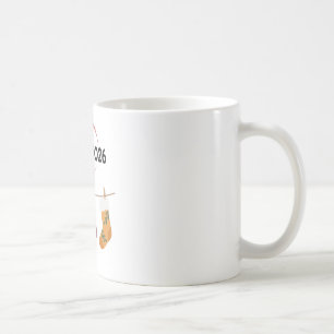 Mug Bonjour 2026 Bonne Année Hiver Chaussettes Graphiq