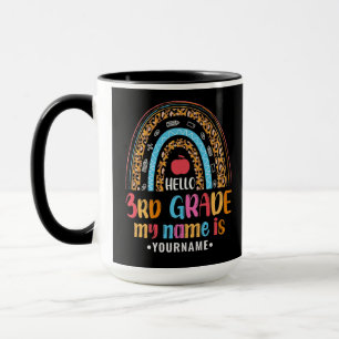 Mug Bonjour 3e année Mon nom est...Retour à l'école Ca