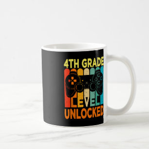 Mug Bonjour 4e classe Jeu vidéo déverrouillé Retour à