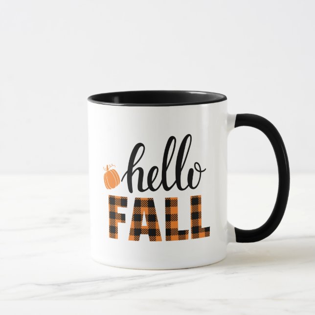 Mug Bonjour automne (Droite)