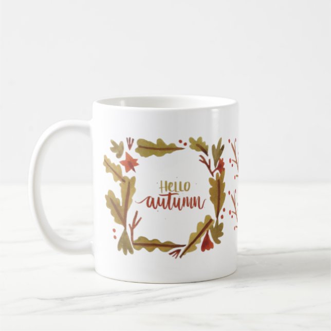 Mug bonjour automne (Gauche)