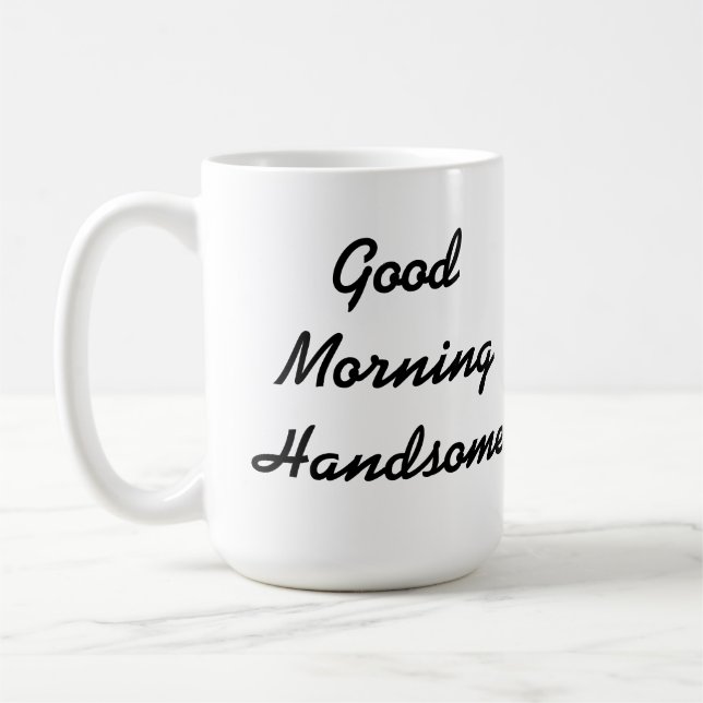 Mug Bonjour beau (Gauche)