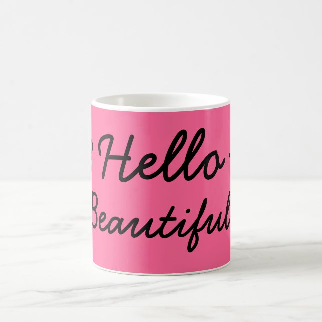 Mug Bonjour beau ! (Centre)