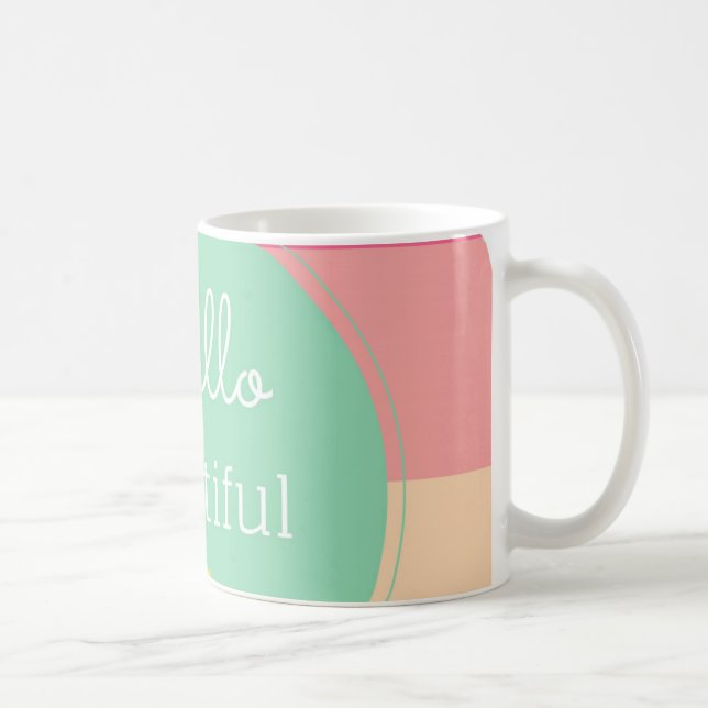 Mug Bonjour beau (Droite)
