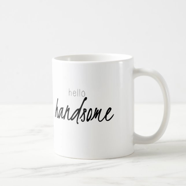 Mug Bonjour beau (Droite)