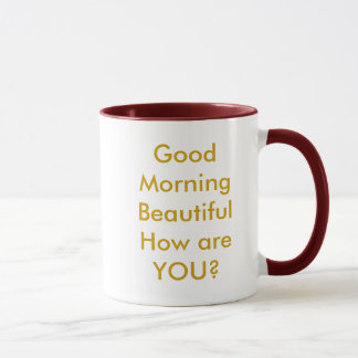 Mug Bonjour BeautifulHow sont VOUS ?
