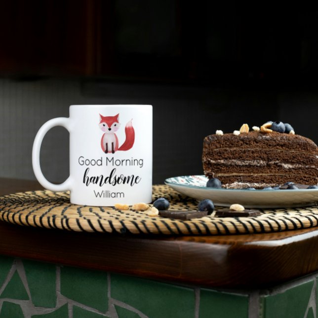 Mug Bonjour belle Saint Valentin (Créateur téléchargé)