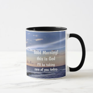 Mug "Bonjour, c'est Dieu !