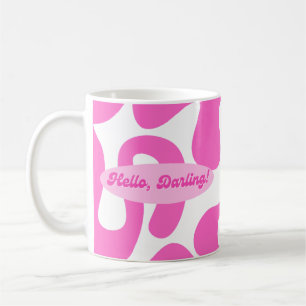 Mug Bonjour, chérie ! Musique rose