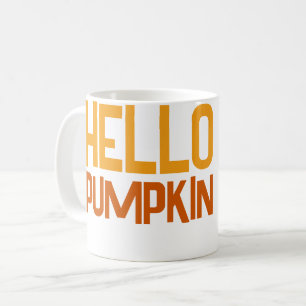 Mug bonjour citrouille