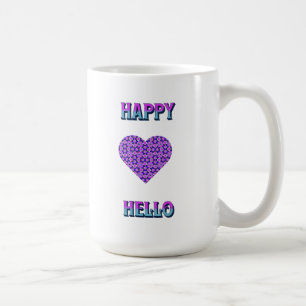 MUG BONJOUR COEUR COLORÉ